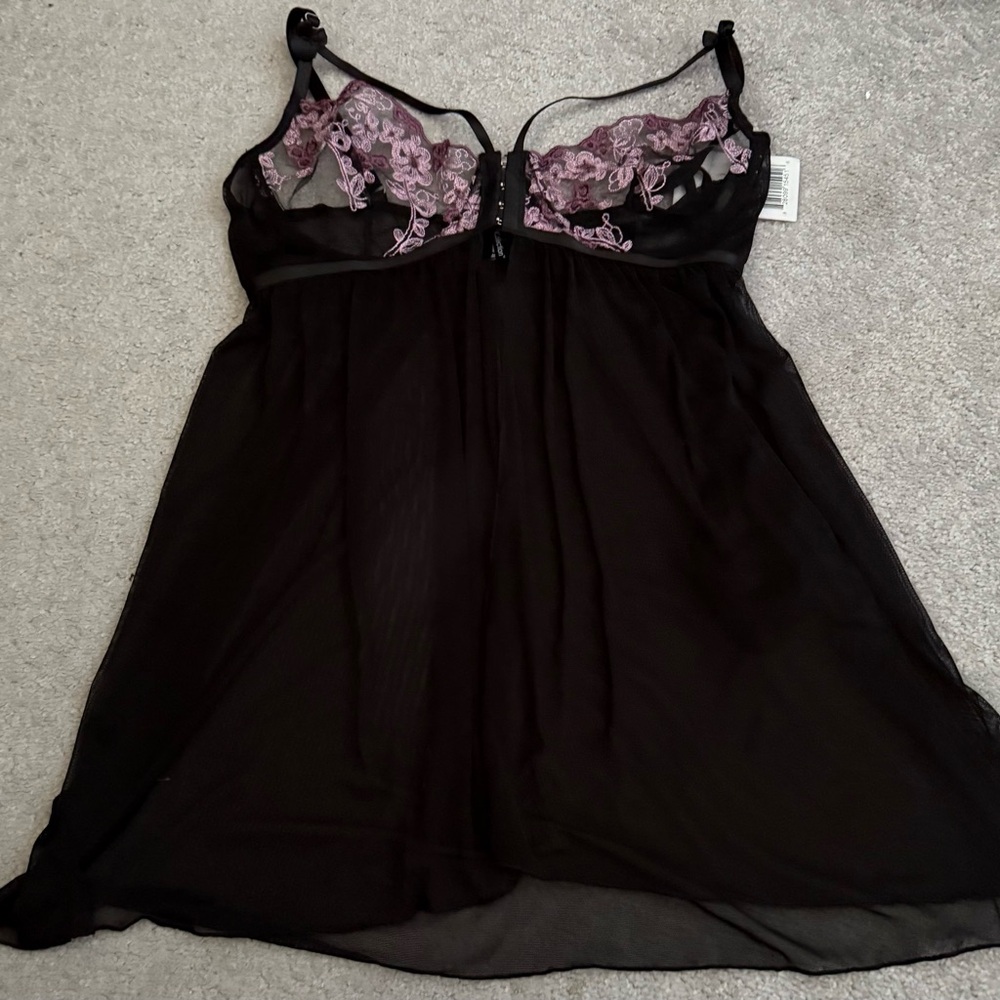 I collection Pink and Black Lingerie